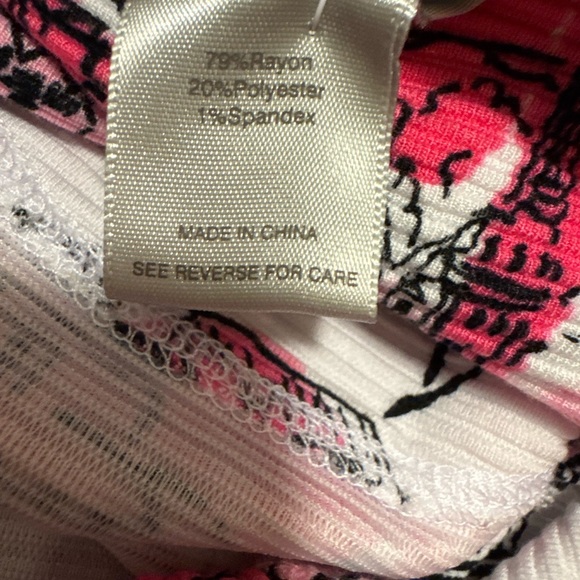 Multiples Pink and Black Paris Graphic Print Top - Picture 10 of 10